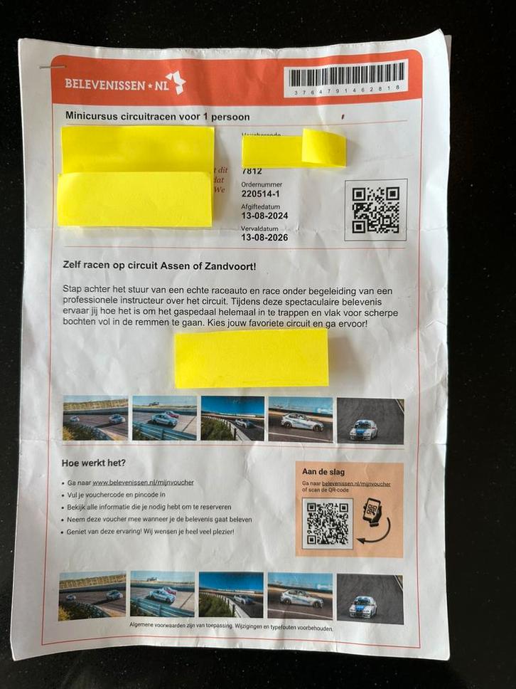 Racen op zandvoort of assen, Tickets en Kaartjes, Overige Tickets en Kaartjes, Eén persoon