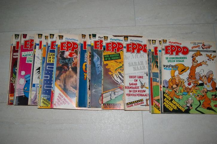 Heel veel Eppo''s weekstripbladen uit de jaren 80, Boeken, Strips | Comics, Gelezen, Meerdere comics, Overige gebieden, Ophalen of Verzenden