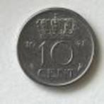 Dubbeltjes Juliana en Beatrix, Postzegels en Munten, Munten | Nederland, Ophalen of Verzenden, Koningin Juliana, 10 cent