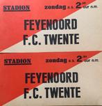 Oude Feyenoord Twente aankondiging, Verzamelen, Ophalen of Verzenden, Zo goed als nieuw, Feyenoord, Poster, Plaatje of Sticker