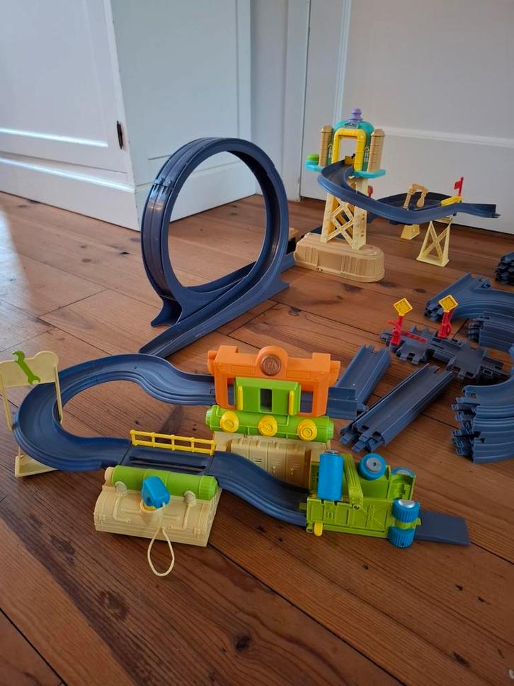 Looping en wasstraat van Chuggington Die Cast set, Kinderen en Baby's, Speelgoed | Thomas de Trein, Gebruikt, Ophalen