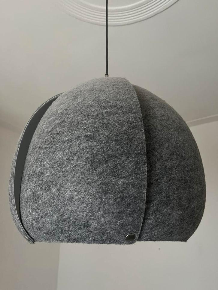 IKEA VINTERGATA - grijze hanglamp, Huis en Inrichting, Lampen | Hanglampen, Gebruikt, Minder dan 50 cm, Kunststof, Ophalen