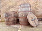 Regenton wijnvat whiskyvat / bloembak / mini vijver / ton, Tuin en Terras, Nieuw, Ophalen of Verzenden, 150 liter of meer, Hout