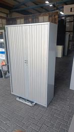 Gispen Meta metalen roldeurkast archiefkast, Gebruikt, 100 tot 150 cm, R, Met slot
