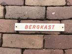 Naam plaatje voor op de deur van de Bergkast., Antiek en Kunst, Curiosa en Brocante, Ophalen of Verzenden