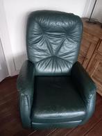 Fauteuil donkergroen, Huis en Inrichting, Fauteuils, Ophalen, Gebruikt, 50 tot 75 cm