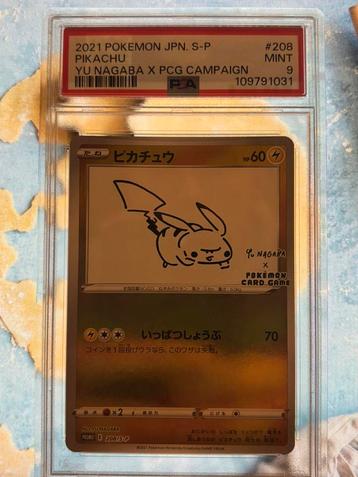 Pikachu Yu Nagaba (PSA 9) beschikbaar voor biedingen