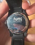 Tutti Milano Herenhorloge, Sieraden, Tassen en Uiterlijk, Horloges | Heren, Overige merken, Staal, Polshorloge, Kunststof