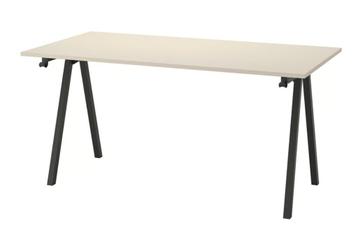 Ikea TROTTEN bureau 160x80 beige/antraciet beschikbaar voor biedingen