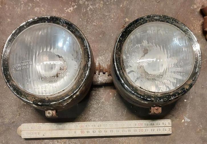 oldtimer tractorlampen  HELLA  koplampen, Huis en Inrichting, Lampen | Spots, Zo goed als nieuw, Metaal of Aluminium, Inbouw, Ophalen of Verzenden