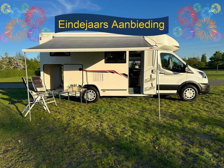 Challenger Half Intergraal 287 GA Ford Transit met Lengtebed, Caravans en Kamperen, Campers, Bedrijf, tot en met 5, Half-integraal