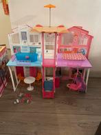 Barbiehuis met drie verdiepingen, Ophalen of Verzenden, Gebruikt, Poppenhuis