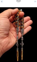 Hakiki Gümüş Kurşunlu Zaza tesbih rosary misbah, Ophalen of Verzenden, Zilver