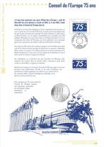 Jaar 2024 Document philatélique - Conseil de l'Europe 75 ans, Ophalen of Verzenden, Postfris