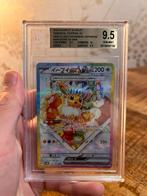 Pokemon TCG - Eevee EX #224 BGS 9.5 (Terastal Festival), Ophalen of Verzenden, Nieuw, Losse kaart, Foil