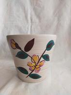 Vintage bloempot sixties plantenpot, Gebruikt, Overige kleuren, Aardewerk of Porselein, Ophalen of Verzenden