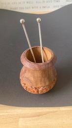 Houten lepelvaasje, Ophalen of Verzenden