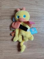 Snoozebaby snooze baby geel speenknuffel flo vogeltje eend, Ophalen of Verzenden, Zo goed als nieuw