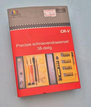 Nieuwe set precisie schroevendraaiers 38-delig CR-V beschikbaar voor biedingen
