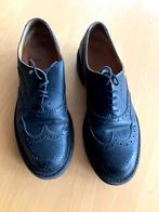 Zwarte leren broques Greve, Kleding | Heren, Schoenen, Zwart, Ophalen of Verzenden, Veterschoenen, Gedragen