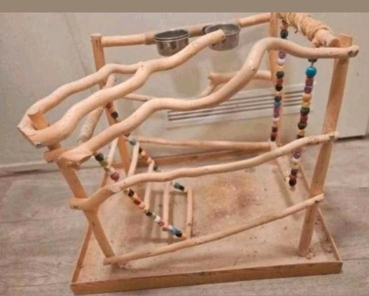 Java vogel speelplaats, Dieren en Toebehoren, Vogels | Toebehoren, Zo goed als nieuw, Speelgoed, Ophalen