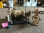 Schleich wasplaats met paard en diverse attributen, Ophalen of Verzenden, Zo goed als nieuw