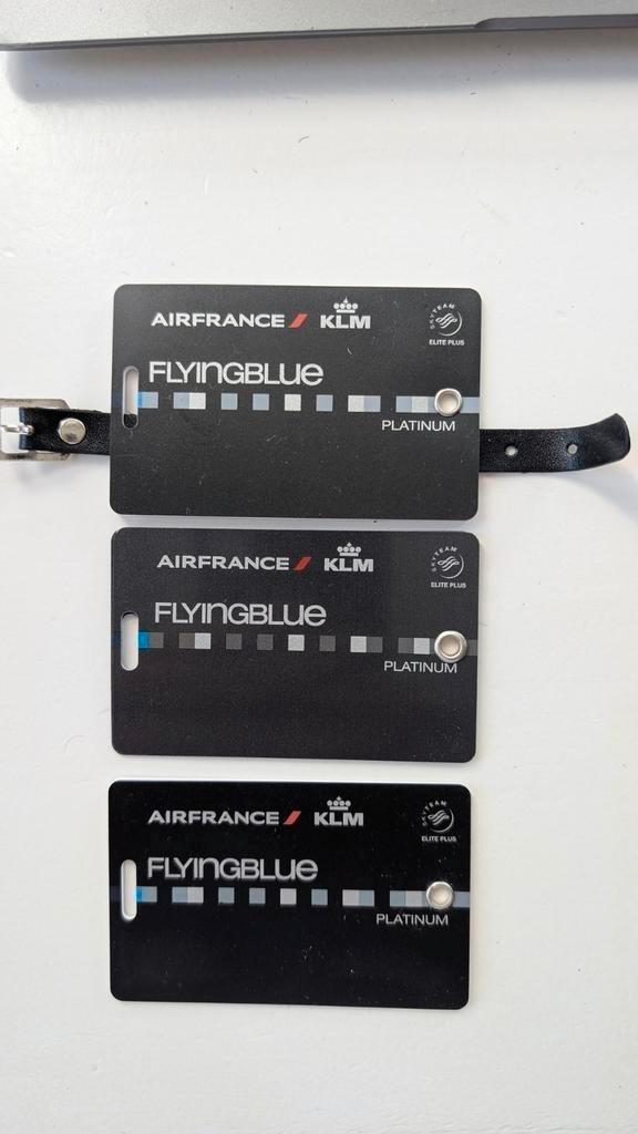 KLM flyingblue platinum koffer tags flying Blue luggage, Computers en Software, Harde schijven, Zo goed als nieuw, Desktop, Ophalen of Verzenden