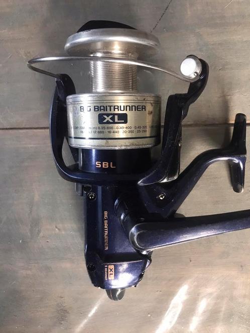 1x Big baitrunner xl blauw van Shimano, Watersport en Boten, Hengelsport | Karpervissen, Zo goed als nieuw, Overige typen, Ophalen of Verzenden