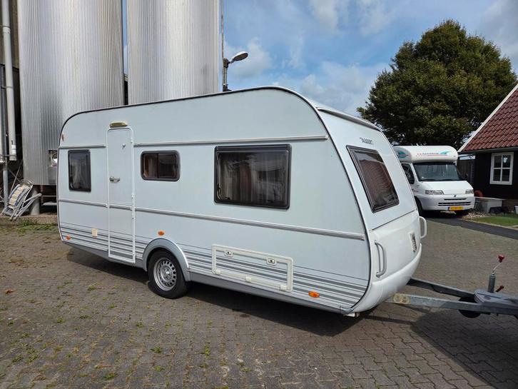 Tabbert 450 da vinci, 2008 ,frans bed, voortent, Caravans en Kamperen, Caravans, Particulier, tot en met 4, 1000 - 1250 kg, Rondzit