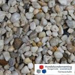 Limburgs wit grind afgeronde witte siergrind oprit parking, Tuin en Terras, Grind, Keien en Split, Overige materialen, Verzenden
