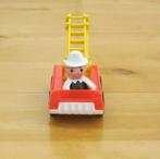 Vintage Fisher Price brandweerauto met brandweerman uit 1979, Kinderen en Baby's, Speelgoed | Fisher-Price, Verzenden, Zo goed als nieuw