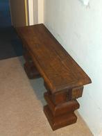 Sidetable robust zwaar robust zwaar eiken, Ophalen, 100 tot 150 cm, Eikenhout, 25 tot 50 cm