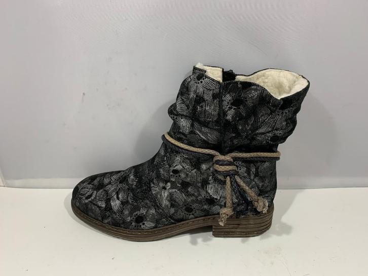 Rieker, maat 36, mooie laarsjes gevoerd met een warm vachtje, Kleding | Dames, Schoenen, Nieuw, Lage of Enkellaarzen, Zwart, Verzenden