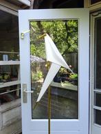Origami Kraanvogel vloerlamp, Ophalen, Gebruikt, Glas, Modern