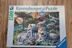 Ravensburger puzzel wolven 1500 stukjes, Ophalen, 500 t/m 1500 stukjes, Zo goed als nieuw