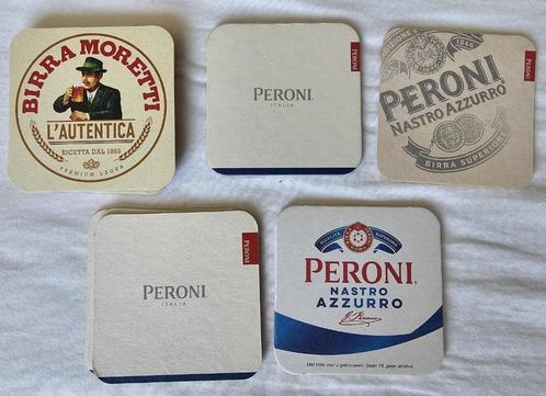 19 Italiaanse Bierviltjes, Verzamelen, Biermerken, Gebruikt, Viltje(s), Overige merken, Ophalen of Verzenden