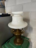 Vintage Messing Schemerlamp Jaren 70, Ophalen of Verzenden