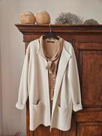 Lang vest merinowol L, Beige, Maat 42/44 (L), Nieuw, Ophalen of Verzenden