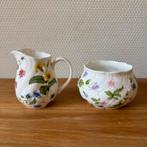 Roomstel Queens Country Meadow Servies Made in England, Gebruikt, Overige typen, Ophalen of Verzenden, Overige stijlen