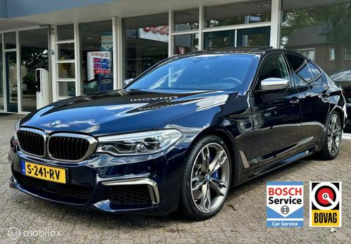 BMW 5-serie M550i xDrive High Executive Led, Pano, Head up,, Auto's, BMW, Bedrijf, Te koop, 5-Serie, 4x4, ABS, Achteruitrijcamera