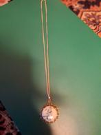 Goud op zilver  ketting met hanger  delfts, Antiek en Kunst, Antiek | Goud en Zilver, Ophalen of Verzenden, Goud