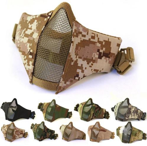 Airsoft Masker / Paintball Camouflage Ademend Beschermend, Sport en Fitness, Schietsport-accessoires, Nieuw, Ophalen of Verzenden