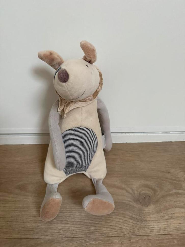 Muziekknuffel/knuffel met muziek - Moulin Roty - muis, Kinderen en Baby's, Speelgoed | Knuffels en Pluche, Zo goed als nieuw, Overige typen