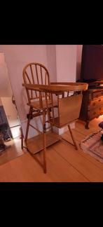 Klassieke kinderstoel, inklapbaar, met wieltjes en gat potje, Ophalen, Gebruikt, Inklapstoel