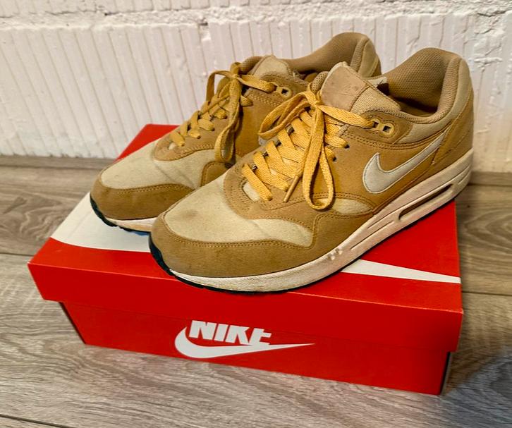 Nike Air Max 1 - Honeycomb - 42,5, Kleding | Heren, Schoenen, Gedragen, Sneakers of Gympen, Overige kleuren, Ophalen of Verzenden