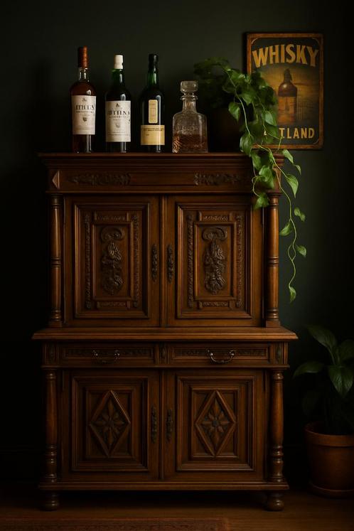 Mooie authentieke barista bar, kast, buffet 1880, Kinderen en Baby's, Kinderkamer | Commodes en Kasten, Zo goed als nieuw, Kast
