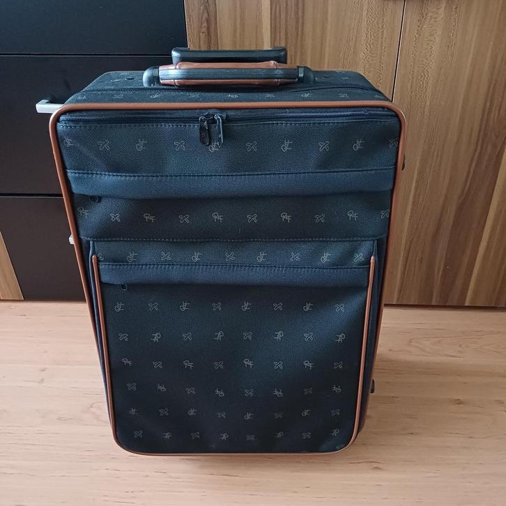 Mooie reiskoffer van Romano Firenze 52x37x20, Sieraden, Tassen en Uiterlijk, Koffers, Zo goed als nieuw, Zacht kunststof, 50 tot 60 cm