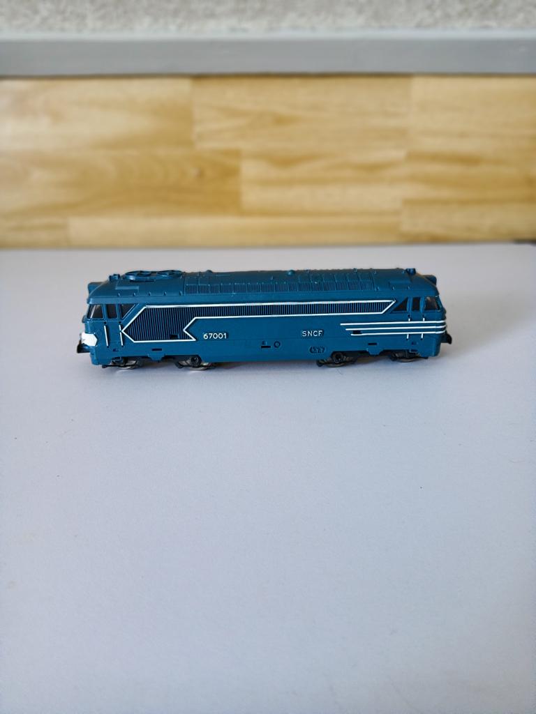 modeltreinen HO Franse Diesellocomotief, Jouef, Ophalen of Verzenden, Zo goed als nieuw, Analoog