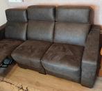 Zo goed als nieuwe bank met elektrische relaxfunctie, Ophalen, Overige materialen, Driepersoons, 75 tot 100 cm