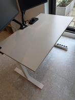 Sta-bureau TROTTEN - handmatig verstelbaar 120x160 grijs, Ophalen, In hoogte verstelbaar, Zo goed als nieuw, Stabureau